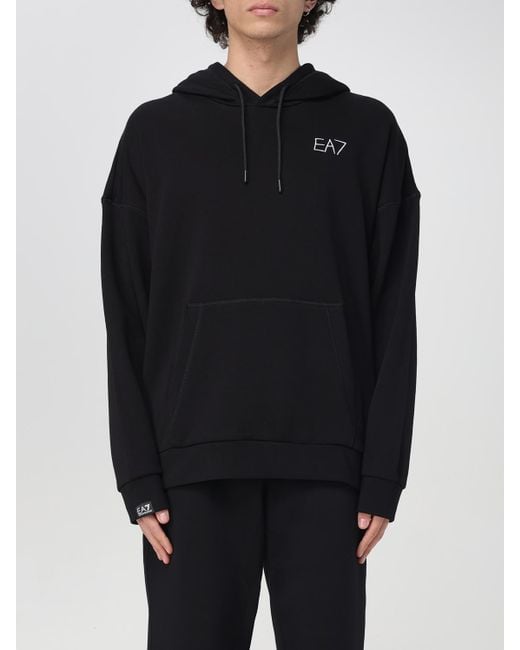 EA7 Black Sweatshirt for men
