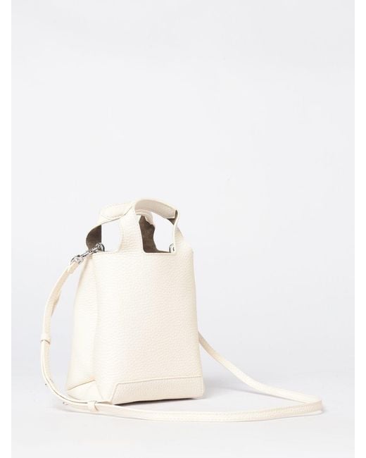 Hogan Natural Grained Leather Handbag