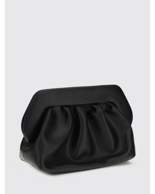 THEMOIRÈ Black Themoir&Egrave Bios Vegan Leather Clutch