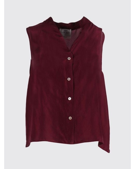 Forte_forte Red Silk Blouse