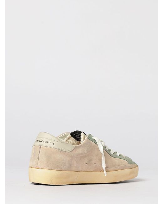 Golden Goose Deluxe Brand Natural Super-Star Used Suede Sneakers for men