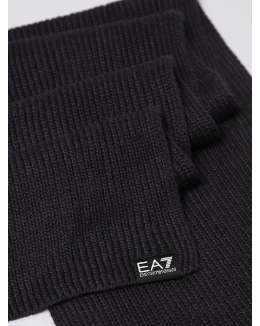 Bufanda Hombre EA7 de hombre de color Black