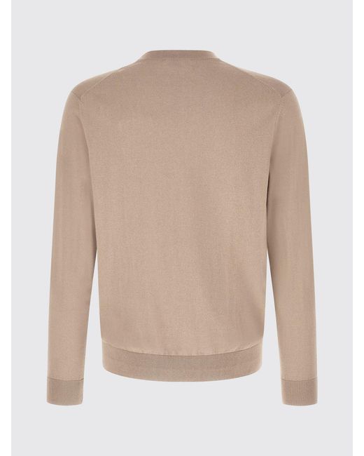 Ballantyne Rautenmuster-Cardigan Aus Baumwolle Und Kaschmir in Natural für Herren
