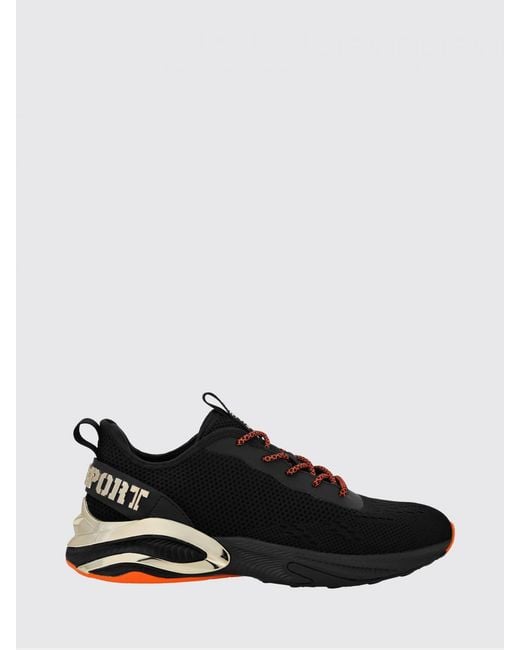 Philipp Plein Black Crochet Knit Sneakers for men