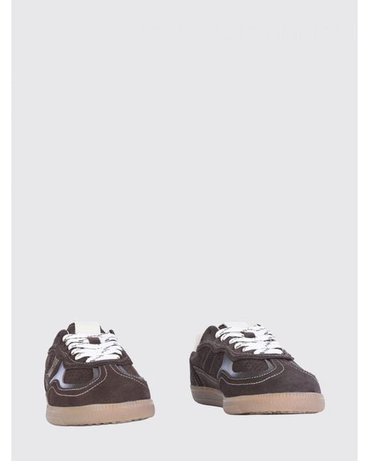 Alohas Brown Tb.490 Color-Block Leather And Suede Sneakers