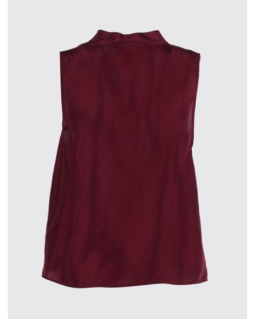 Forte_forte Red Silk Blouse