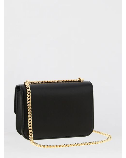 Tory Burch Black Small Eleanor Brushed Leather Bag