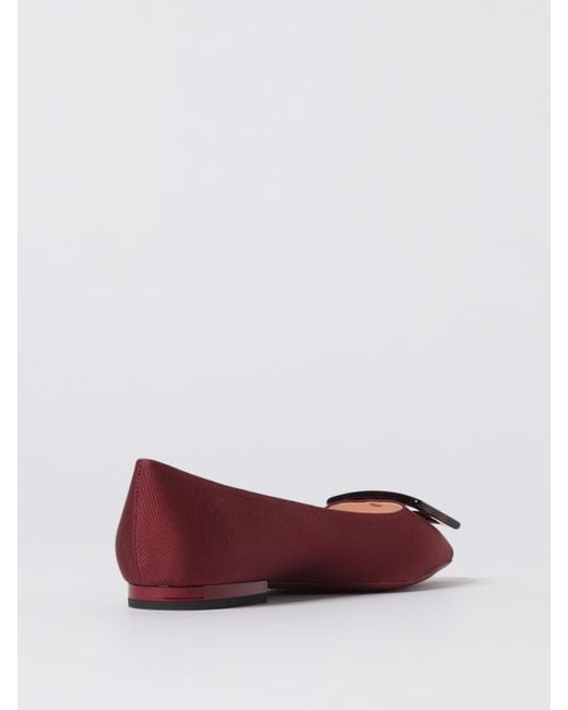 Ballerina Gommettine di Roger Vivier in Red