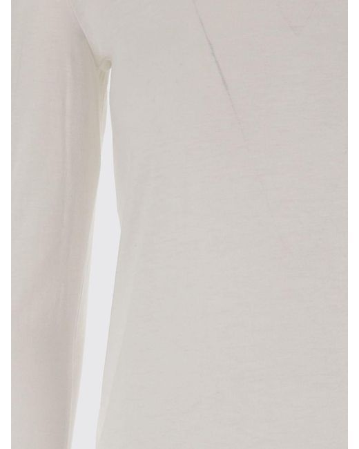 Vince White Basic Cotton T-Shirt