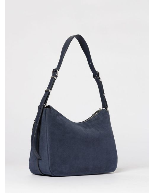 Michael Kors Blue Nolita Nubuck Bag
