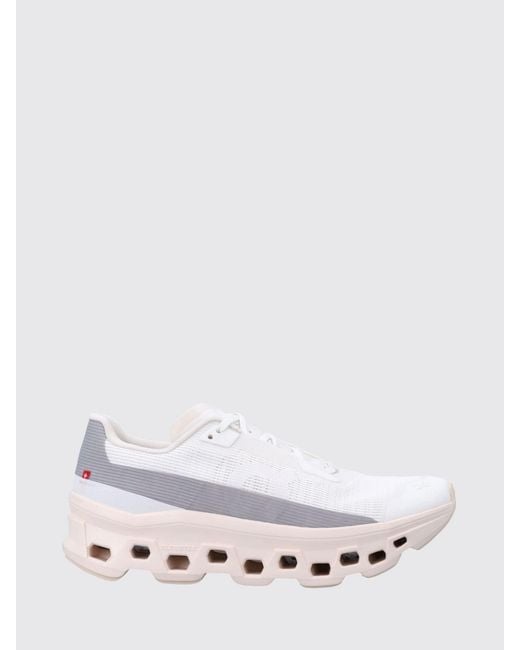 On Shoes White Cloudmonster Void Recycled Mesh Sneakers On