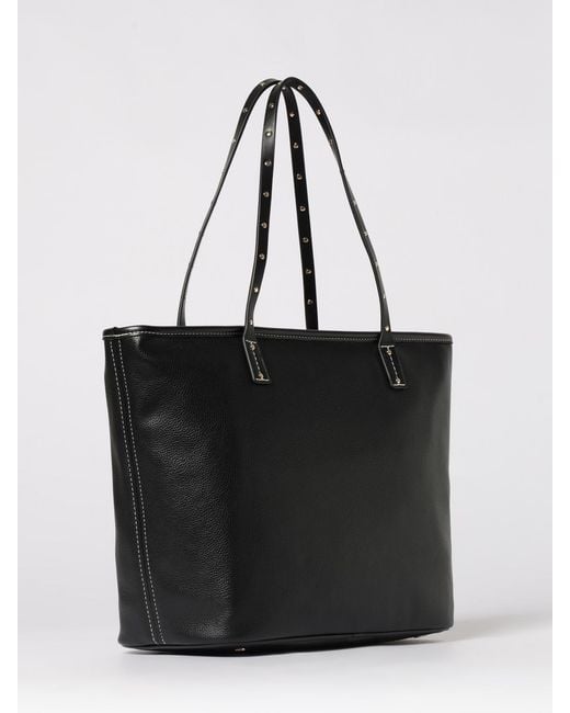 Liu Jo Black Grained Faux Leather Bag