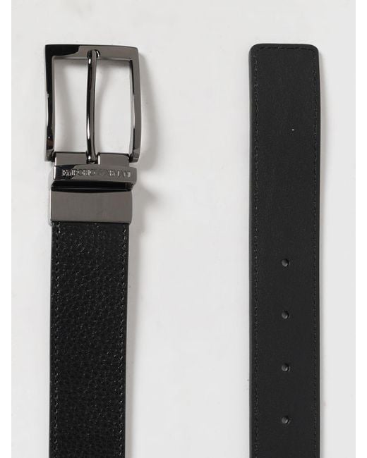 Emporio Armani Gray Belt for men