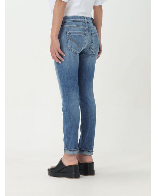 Jeans basic in denim di Dondup in Blue