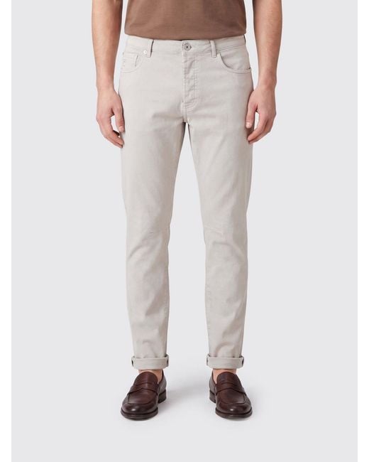 Brunello Cucinelli Natural Slim Fit Jeans for men