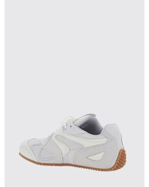 Axel Arigato White Slow Runner Two-Tone Leather And Suede Sneakers