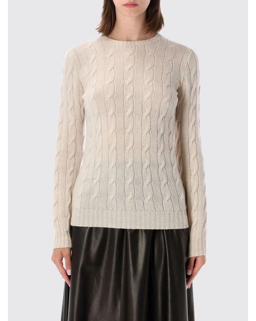 Ralph Lauren Natural Slim Fit Pure Cashmere Crewneck Jumper