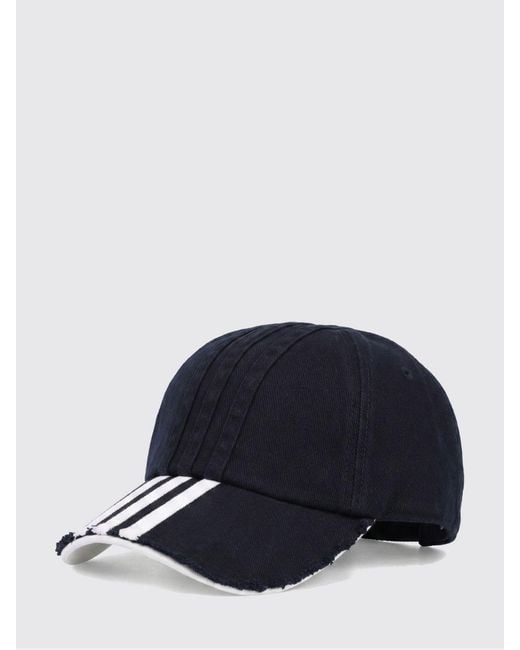 Y-3 Blue Cotton Hat for men
