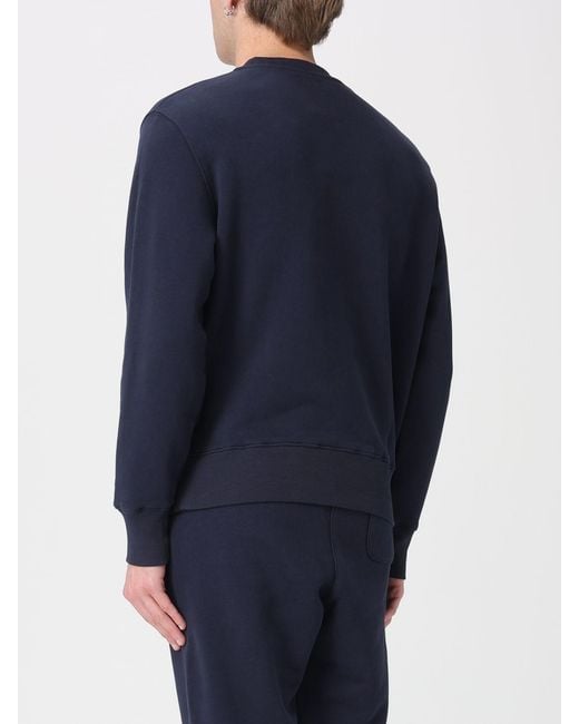 Autry Blue Cotton Crewneck Sweatshirt for men