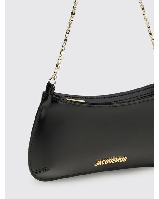 Jacquemus White The Small Bisou Chaine Leather Shoulder Bag