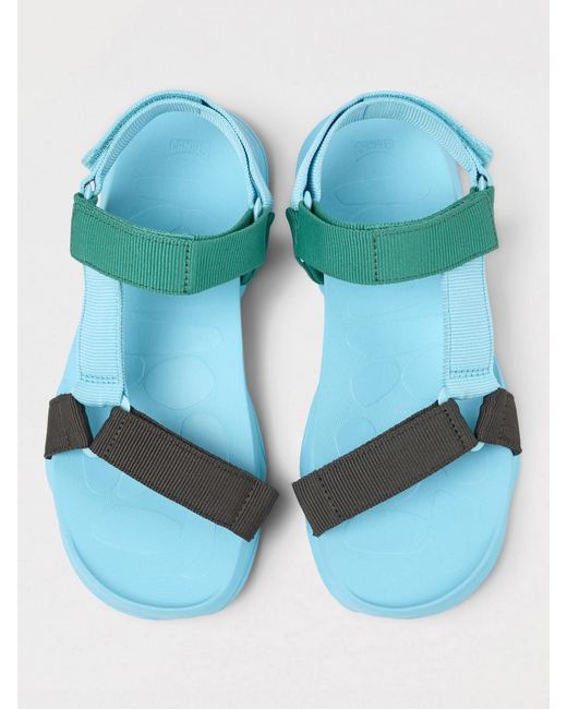 Camper Blue Karst Recycled Fabric Sandals for men