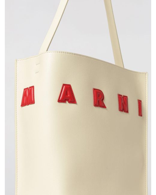 Marni Natural Museo Hobo Leather Bag