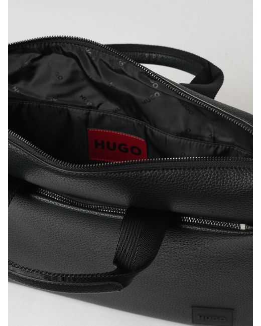 Borsa Porta Laptop di HUGO in Black da Uomo