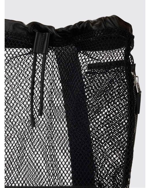 Tom Ford Black Mesh Nylon Sling Backpack