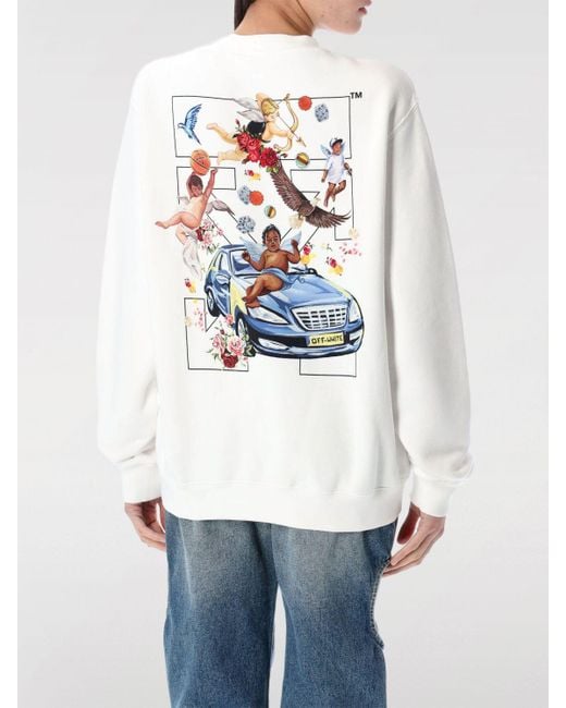 Sweat-Shirt Femme Off-White c/o Virgil Abloh en coloris White