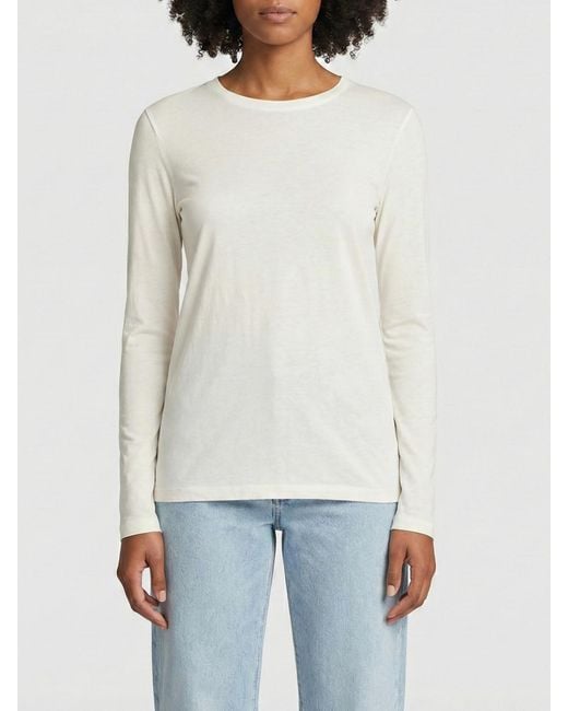 Vince White Basic Cotton T-Shirt