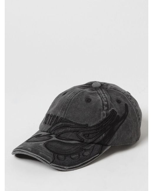 Cappello in denim used di Vetements in Black da Uomo