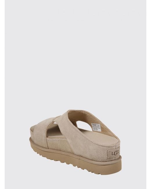 Ugg Natural Goldenstar Hi Suede Sandal
