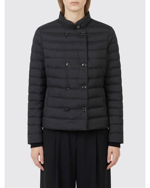 Moorer Black Clement Quilted Nylon Down Jacket