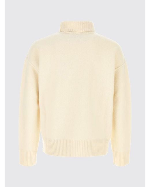 AMI Natural Turtleneck Pullover for men