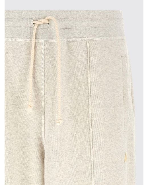 Golden Goose Deluxe Brand Natural Cotton Jogging Bottoms With Drawstring Waist for men