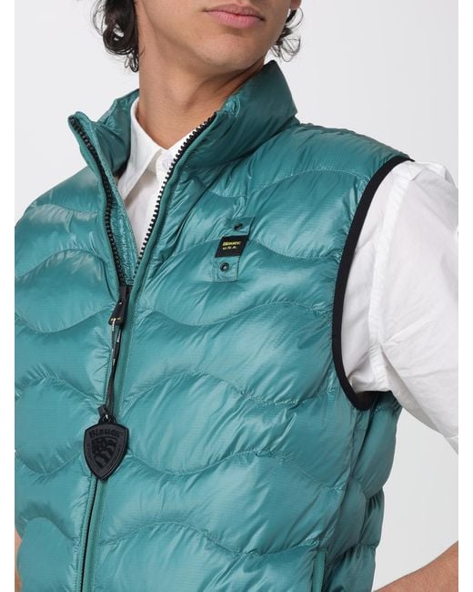 Blauer Blue Padded Nylon Vest for men