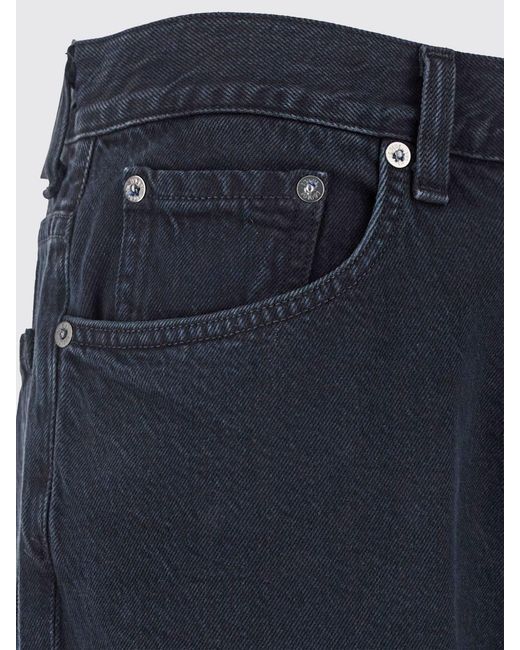 Agolde Blue Curtis Straight Fit Jeans for men