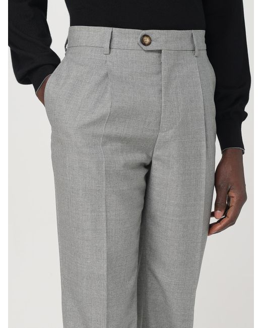 Pantalone di Brunello Cucinelli in Gray da Uomo