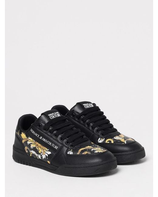 Sneakers Baroque di Versace Jeans Couture in Black da Uomo