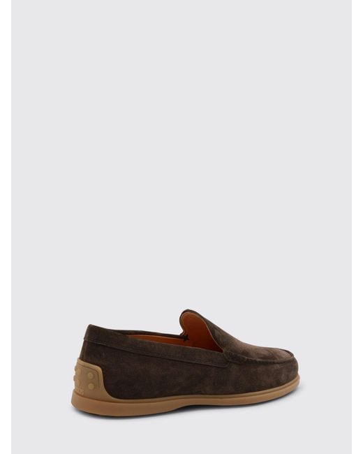 Tod's White Suede Loafer for men
