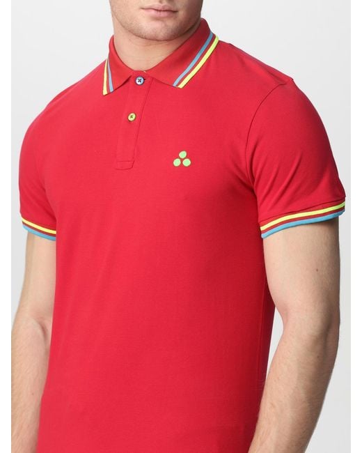 Polo Hombre Peuterey de hombre de color Red