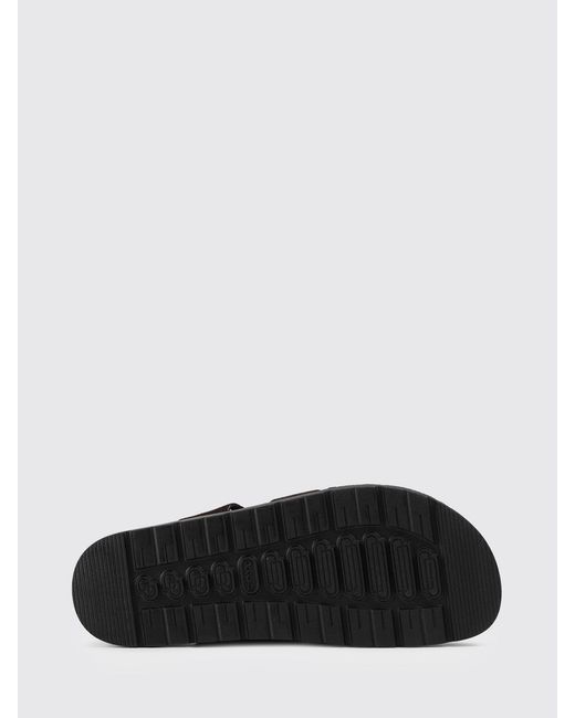 Doucal's Black Suede Sandals