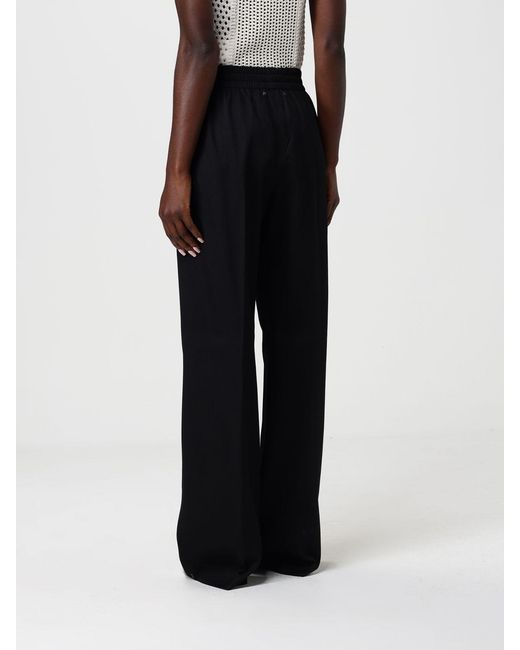 Golden Goose Deluxe Brand Black Wool Straight Trousers