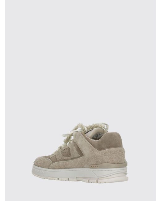 Axel Arigato White Area Lo Label Suede Sneakers for men