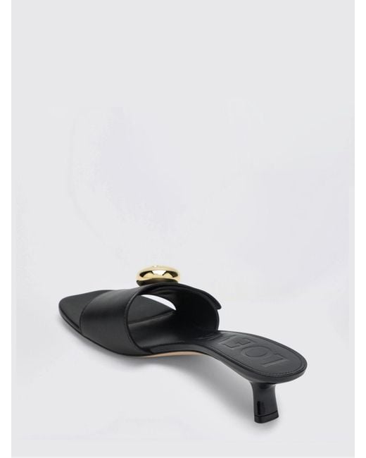 Loewe Black Heeled Sandal