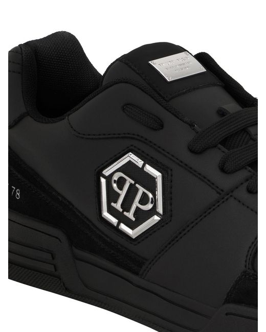 Philipp Plein Black Low-Top Sneakers for men