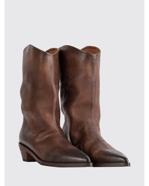 Marsèll Brown Stuzzichello Pointed-Toe Boots