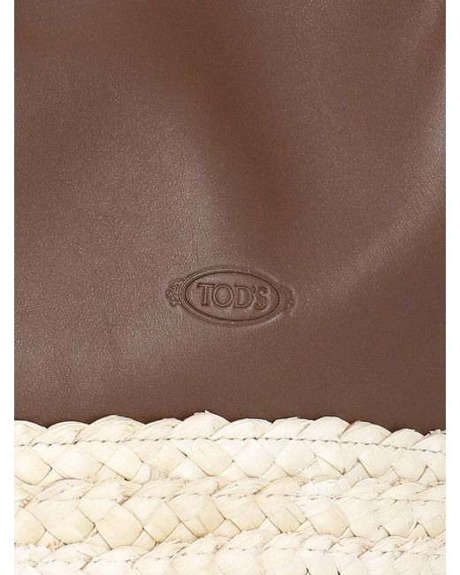 Tod's White Shoulder Bag