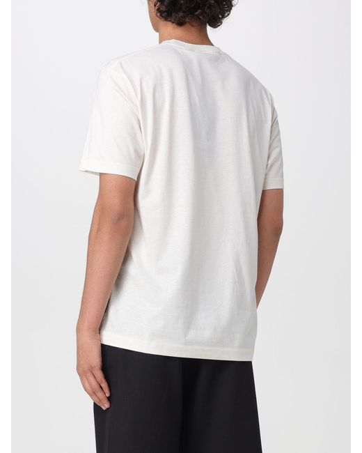 Just Cavalli White Cotton T-Shirt With Logo for men