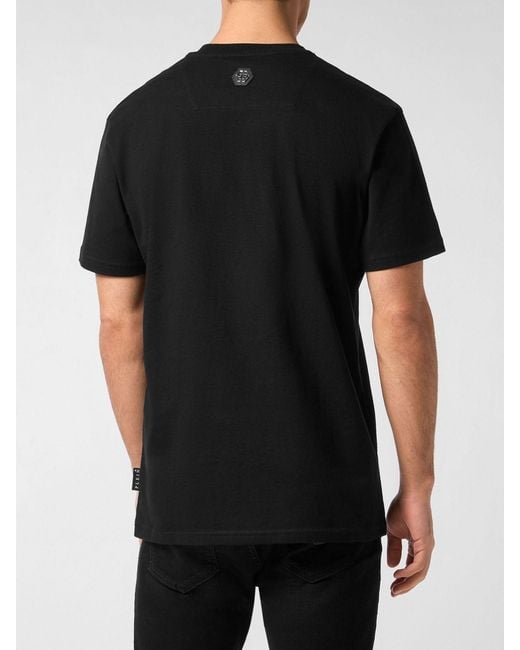 Philipp Plein Black T-Shirt for men